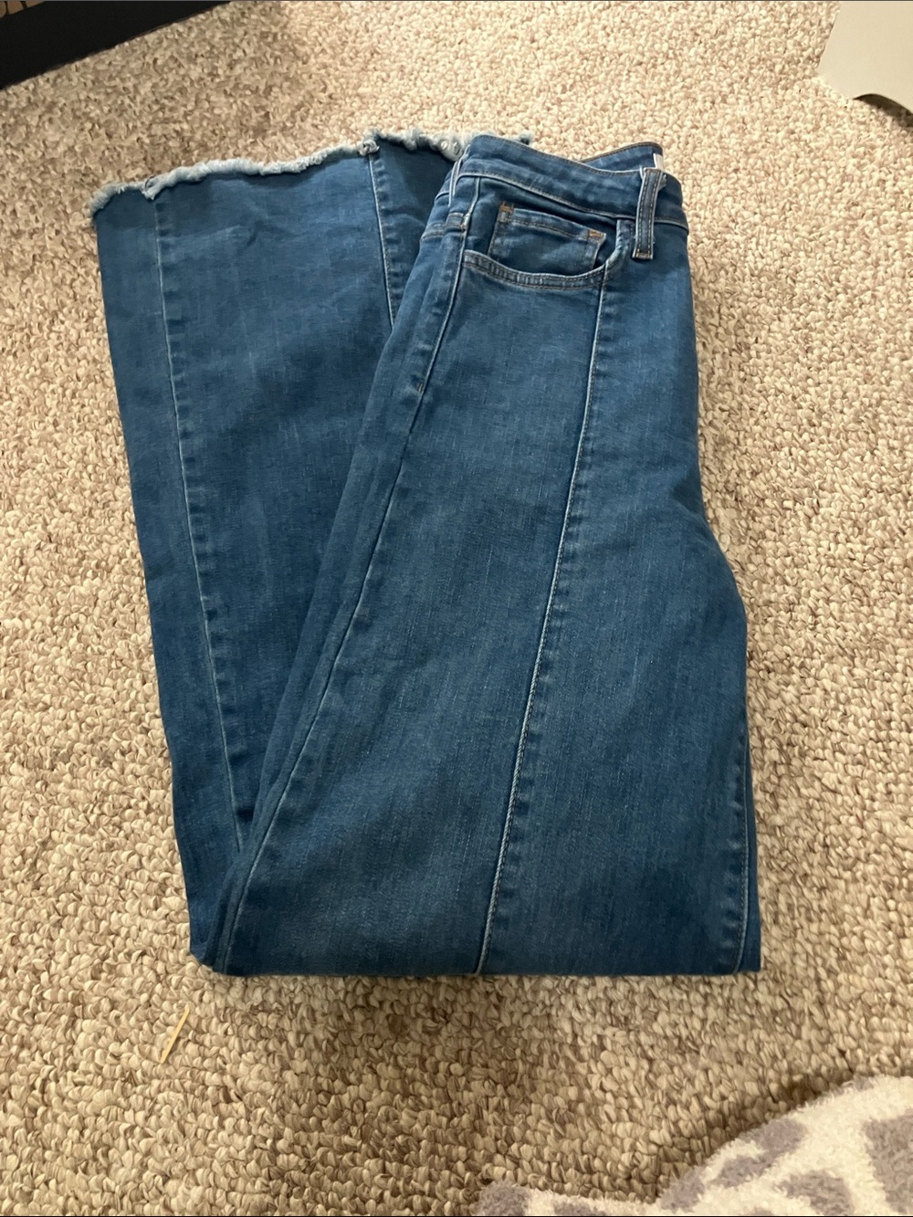 O2 denim wide leg jeans